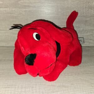 Vintage CLIFFORD THE BIG RED DOG 8"  Scholastic Side Kicks Plush 1997